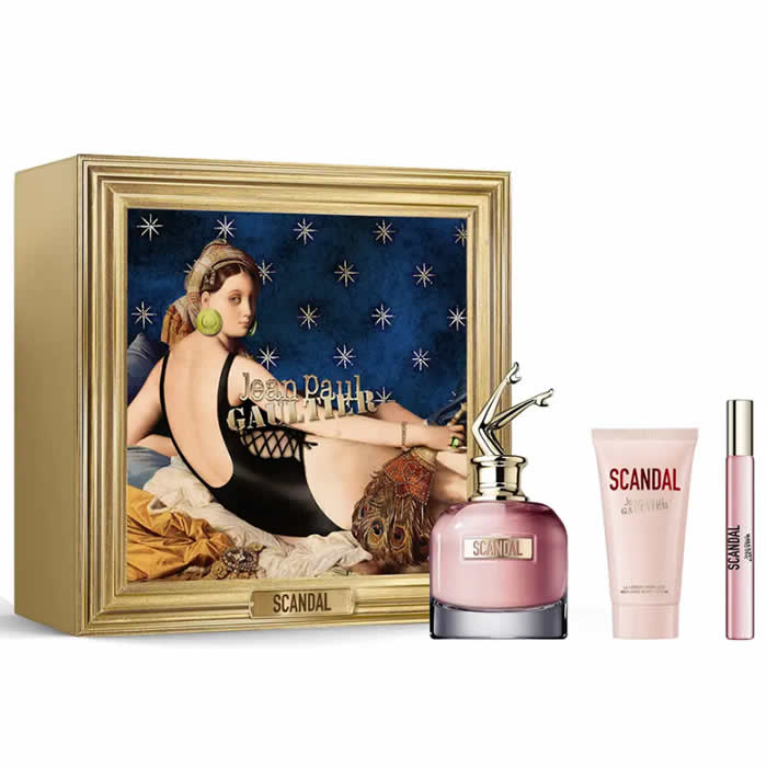 <tc>JEAN PAUL GAULTIER</tc> Scandal Eau De Parfum Spray 80ml Set od 3 komada