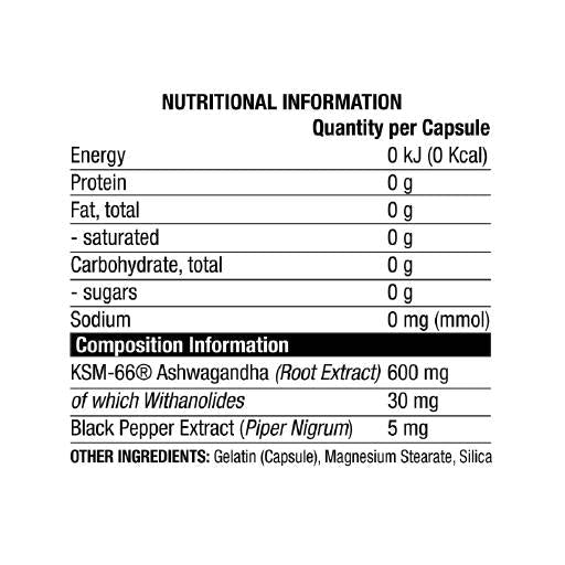 KSM 66 Ashwagandha 600 mg - 120 kapsula
