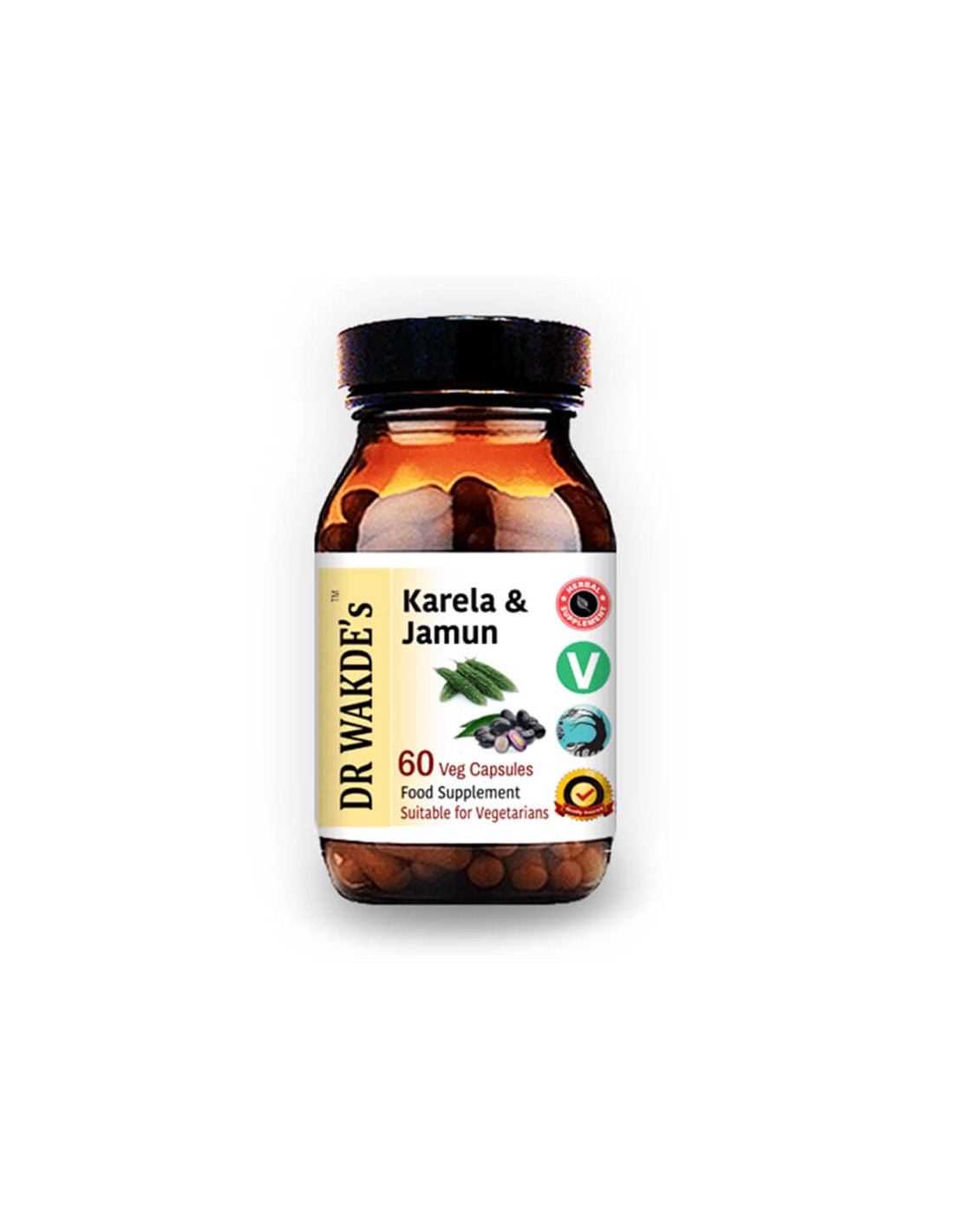 Karela & Jamun (Karela) & Jamun) - za kontrolu dijabetesa i snižavanje šećera u krvi, 60 kapsula