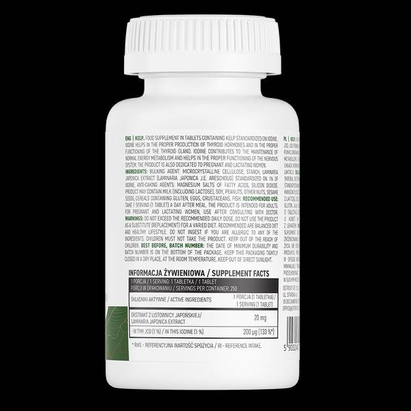 Kelj 200 mcg | Prirodni izvor joda 250 tableta