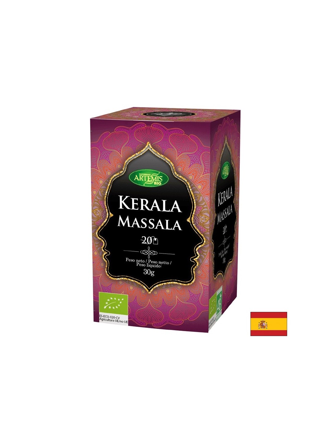 Organski Kerala Masala čaj - Kerala Masala, 20 filter vrećica