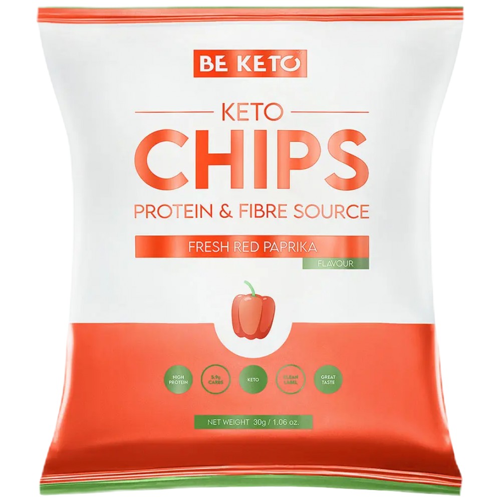 Keto čips | Svježa crvena paprika - 30 grama