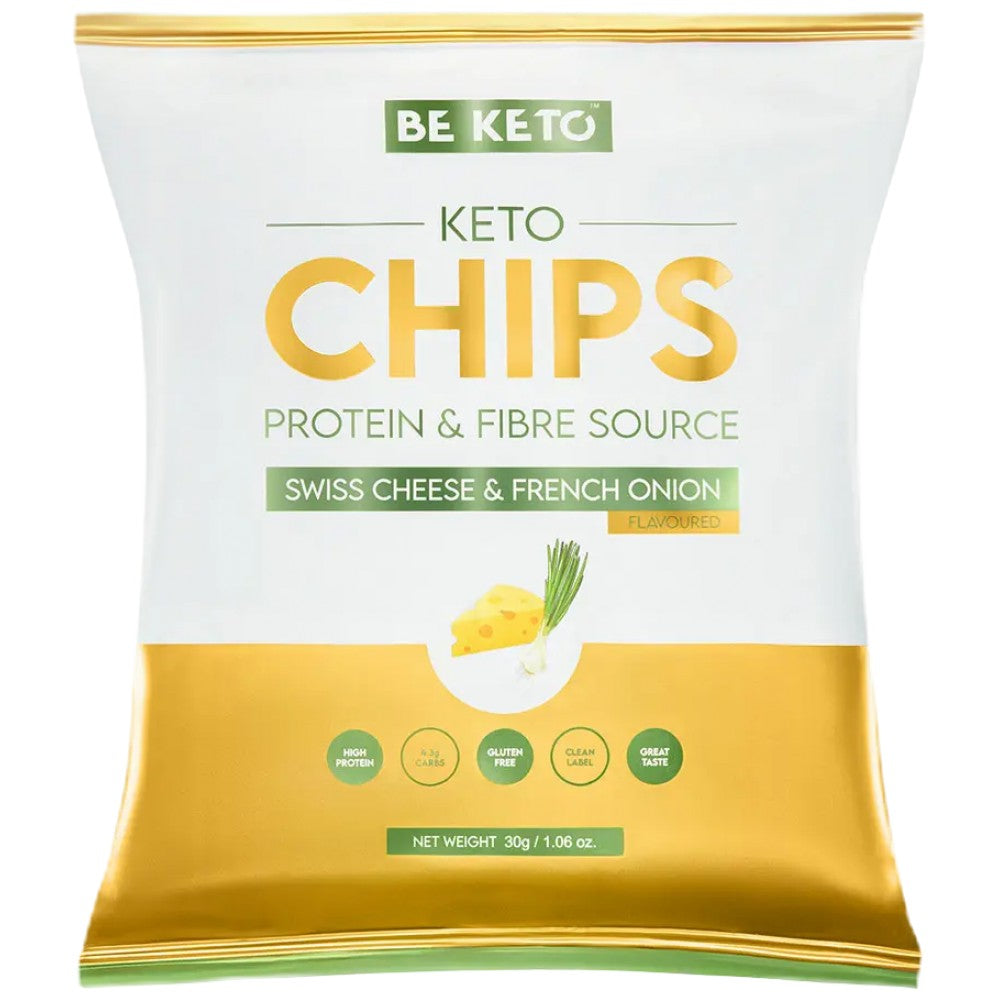 Keto čips | Švicarski sir & Francuski luk - 30 grama