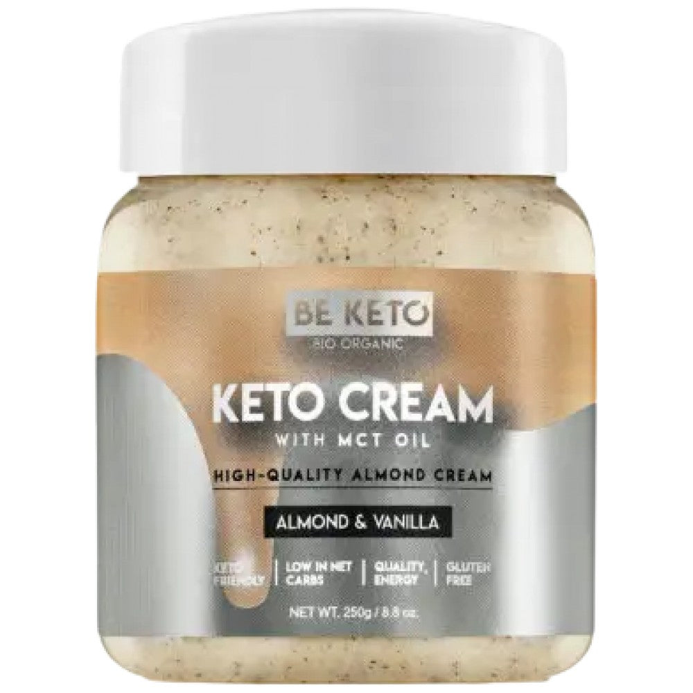 Keto krema | Badem & Vanilija + MCT - 250 grama