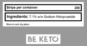 Trake za testiranje ketona - 200 kom.