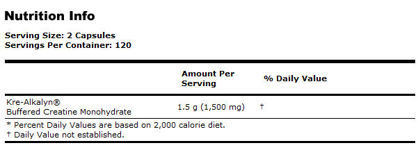 Kre-Alkalyn - 240 kapsula