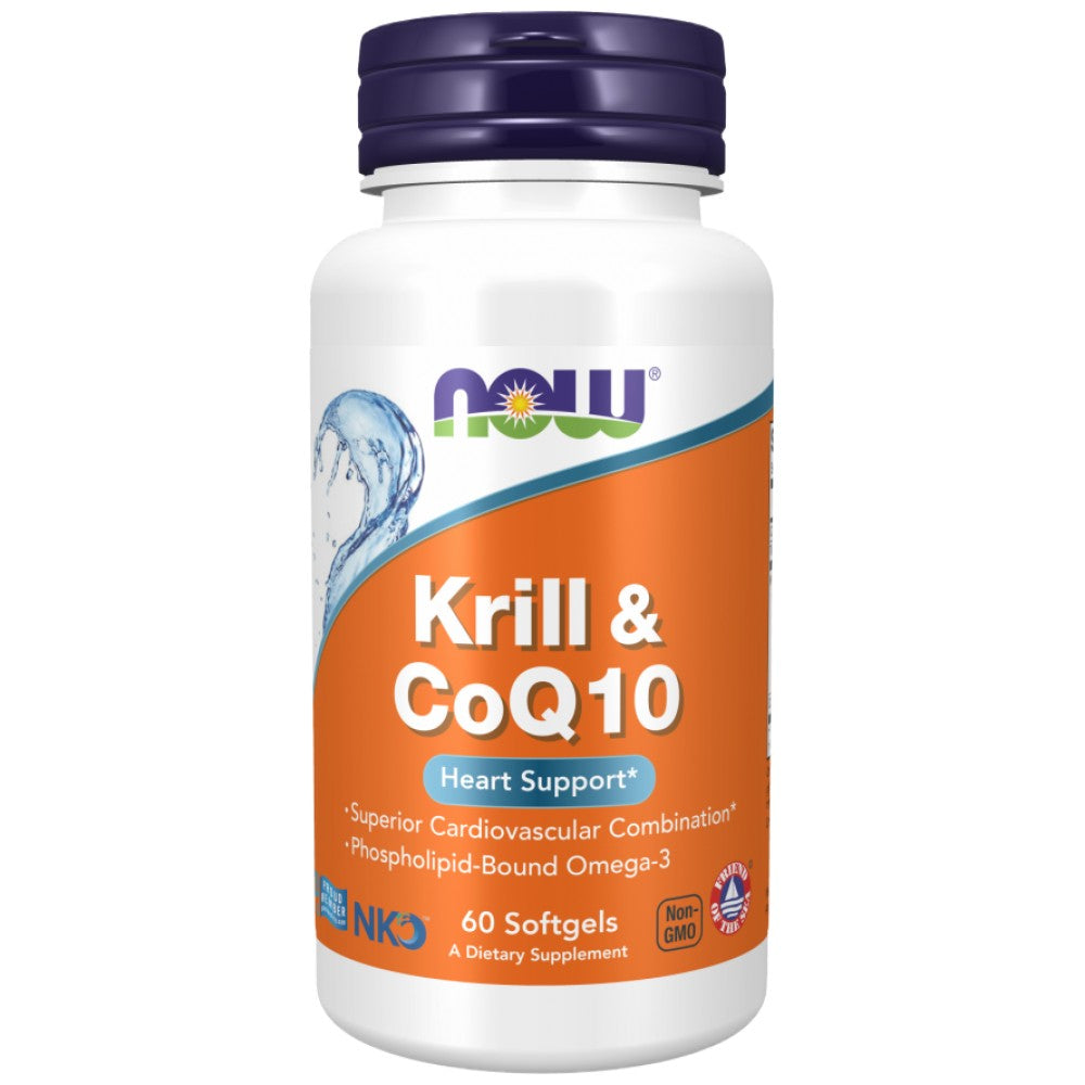 Kril & CoQ10 | Vrhunska kardiovaskularna kombinacija - 60 gel kapsula