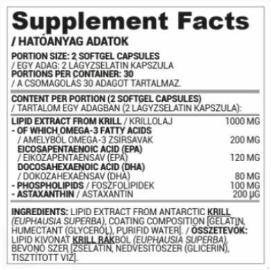 Ulje krila 500 mg - 60 mekih kapsula
