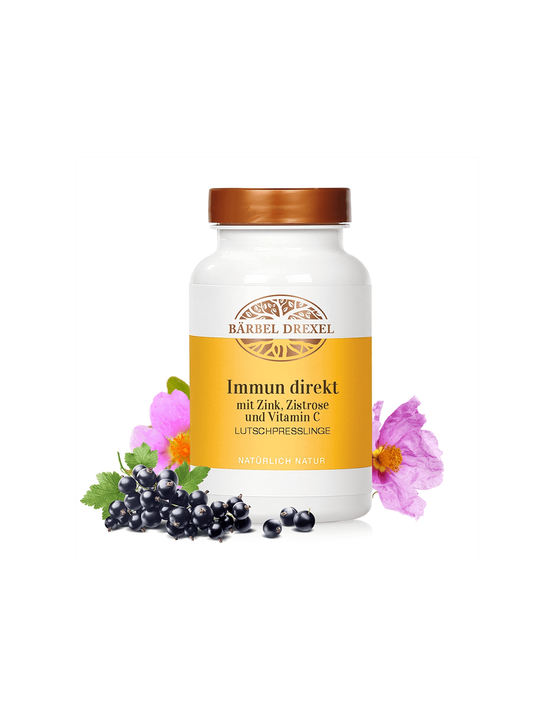 Bolno grlo i kašalj - cink, cistus, vitamin C i L-histidin, 360 pastila <tc>Bärbel Drexel</tc>