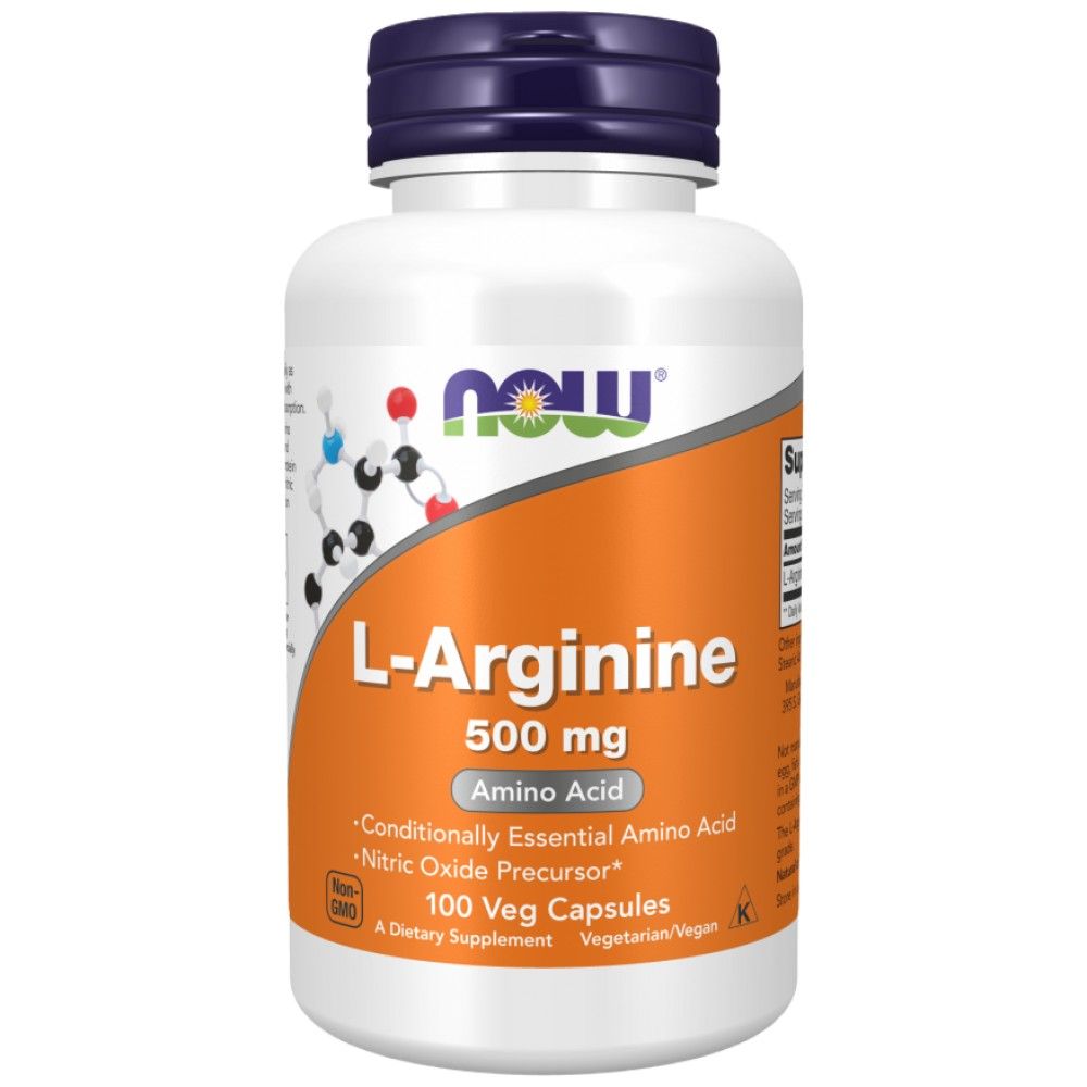 L-Arginin 500 mg - 100 kapsula
