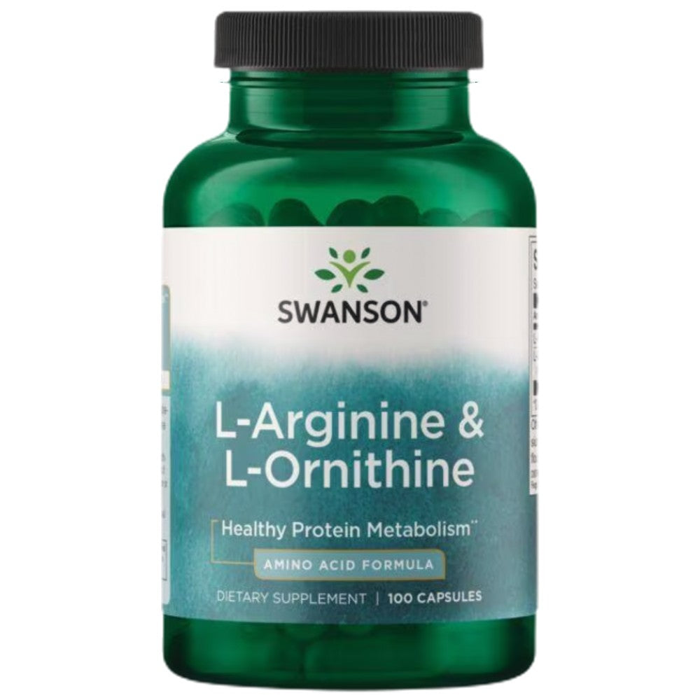 L-arginin & L-ornitin - 100 kapsula