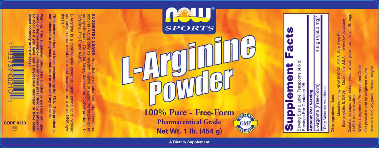 L-arginin u prahu - 454 grama