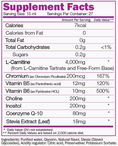 L-karnitin 108 000 - 405 ml