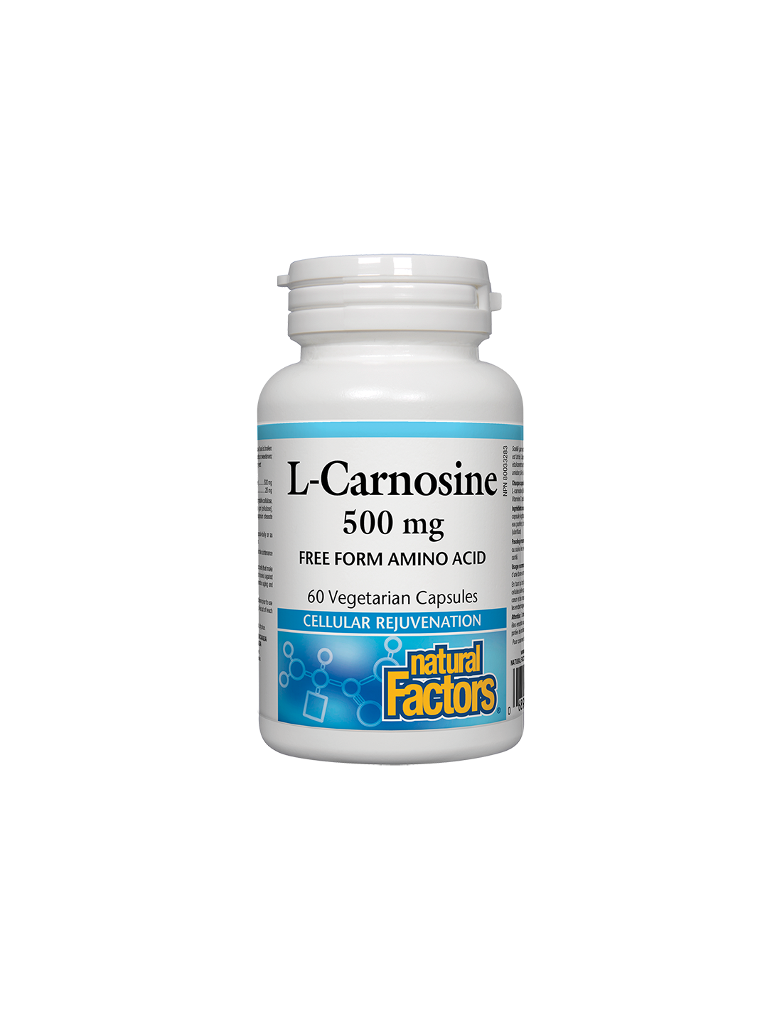 L-karnozin/ L-karnozin 500 mg x 60 kapsula <tc>Natural Factors</tc>