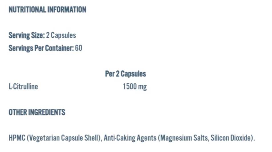 L-citrulin 1500 - 120 kapsula