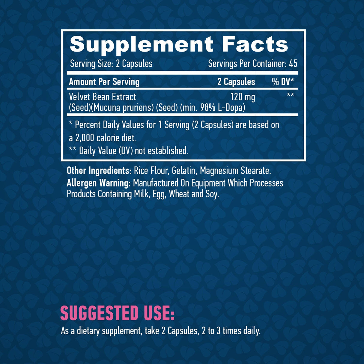 L-DOPA /Mucuna Pruriens Extract/ 90 kap.