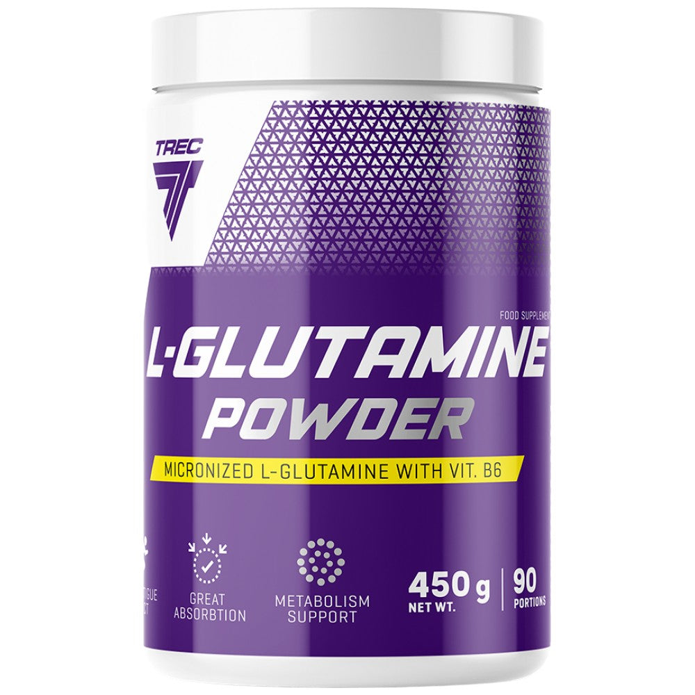 L-glutamin u prahu | Mikronizirani glutamin s vit. B6 - 450 grama