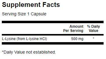 L-lizin 500 mg 300 kapsula