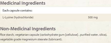 L-lizin 500 mg - 90 kapsula