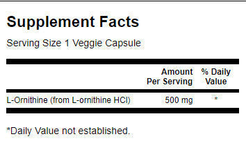 L-ornitin 500 mg - 60 kapsula