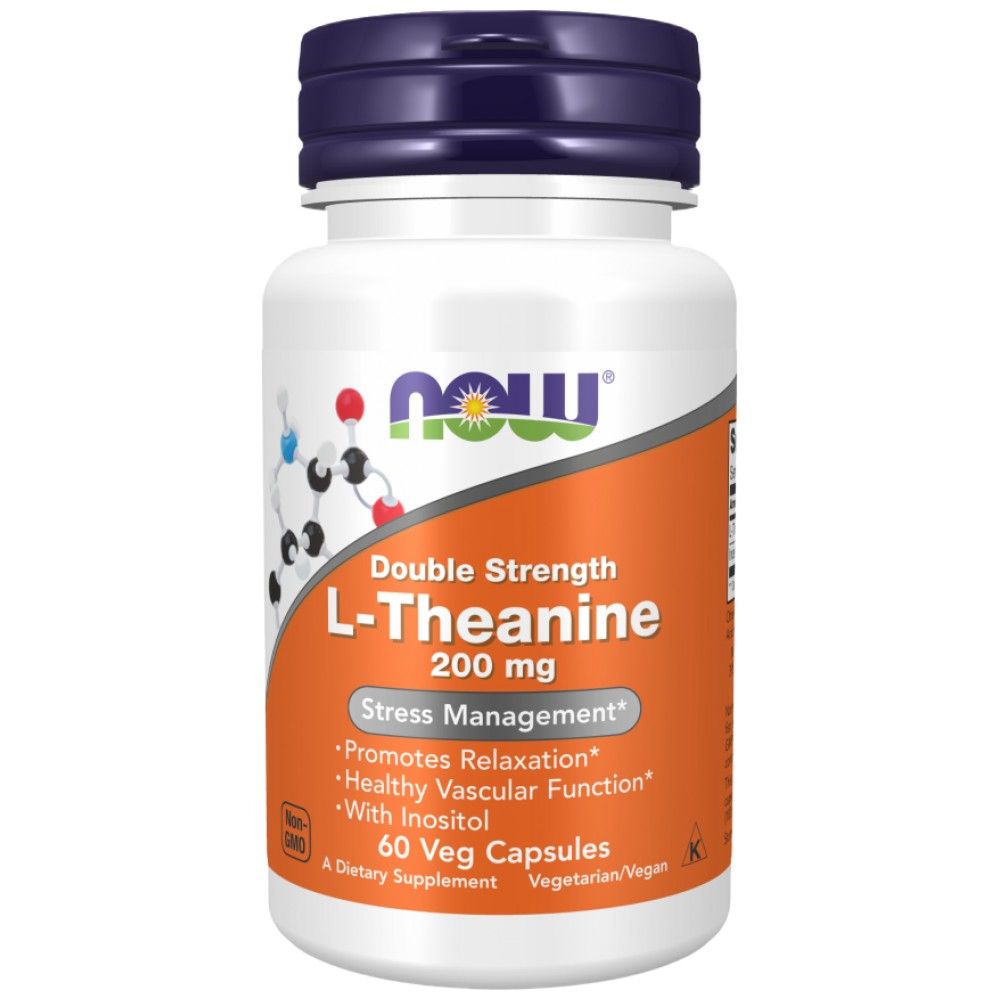 L-Theanine 200 mg/Double Strength - 60 kapsula