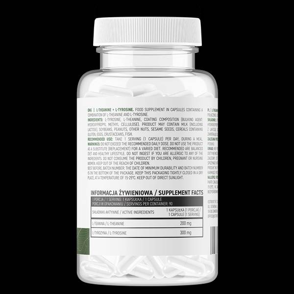 L-Theanine + L-Tyrosine/Vege 90 kapsula