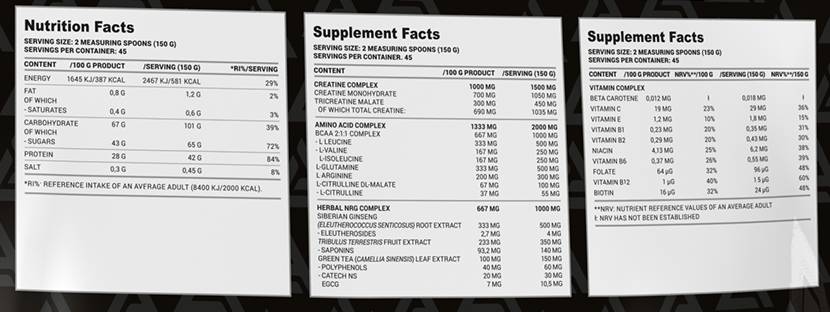 LA Gainer | Gainer za mišićnu masu s visokim udjelom proteina i kreatinom & Biljni kompleks za muškarce - 6800 grama