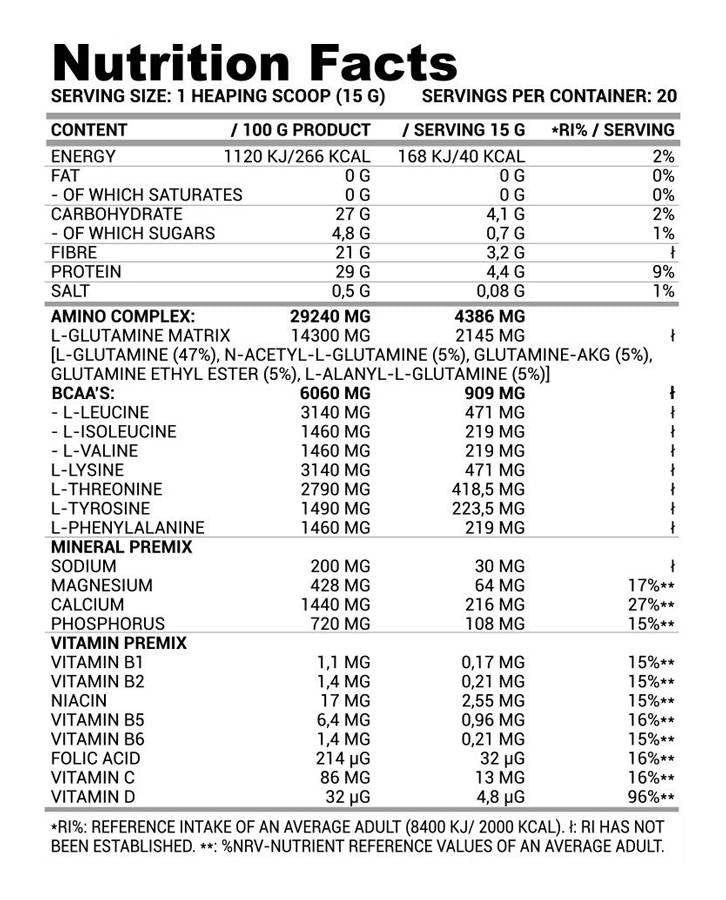 LA Vit/Amino | EAA + vitamini & Minerali - 300 grama