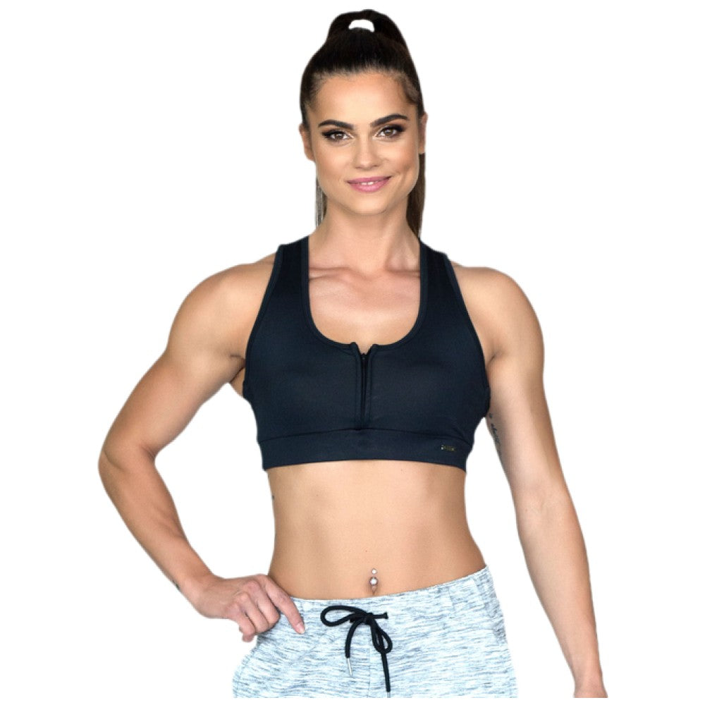 Prsa s patentnim zatvaračem/LW Tank Top Zip - crna