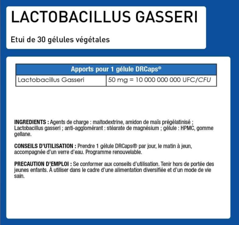 Lactobacillus Gasseri - 30 kapsula