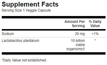 Lactobacillus Plantarum/L Plantarum - 30 kapsula