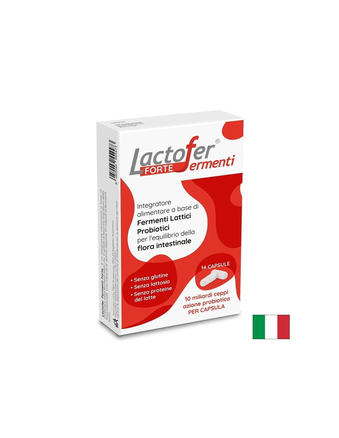 Probiotik Lactofer® Forte - Za crvenu udobnost i zaštitu imuniteta, 14 kapsula