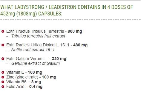 Lady Strong 75 kapsula