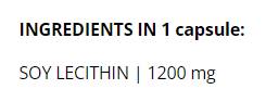 Lecitin | Sojin lecitin 1200 mg - 90 kapsula