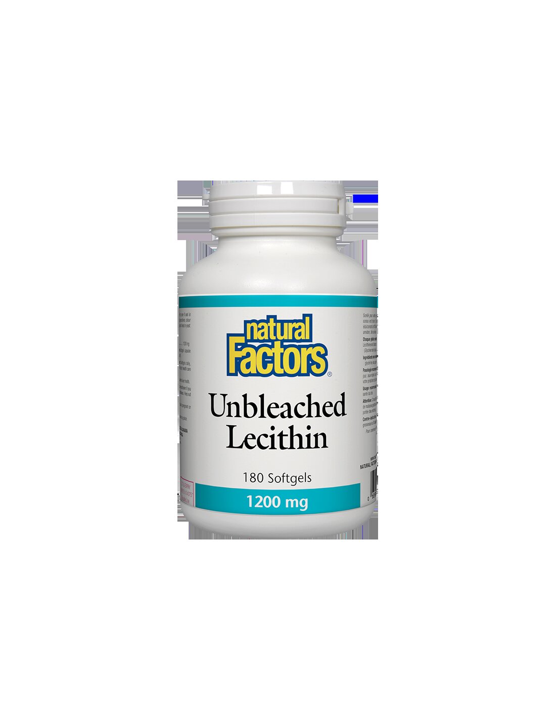 Nebijeljeni lecitin 1200 mg x 180 mekih kapsula <tc>Natural Factors</tc>