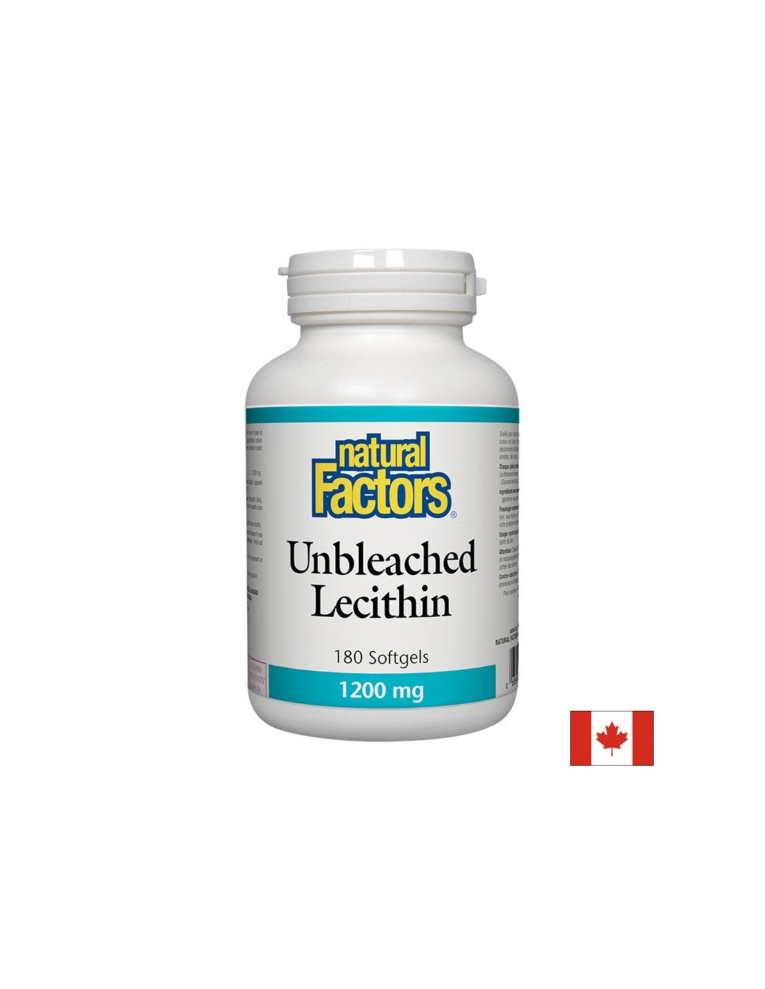 Nebijeljeni lecitin 1200 mg - 180 gel kapsula