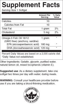 Omega 3 s okusom limuna 1000 mg - 150 gel kapsula
