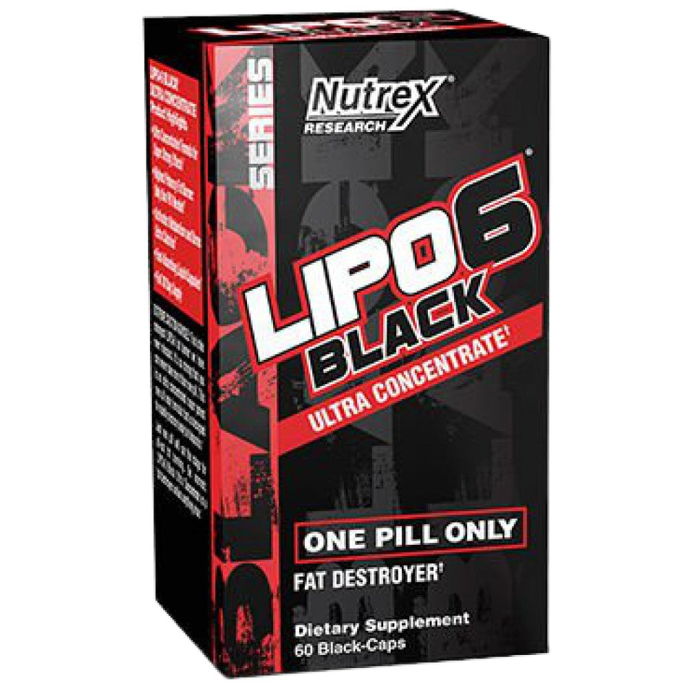 Lipo 6 Black Ultra Concentrate | Extreme Potency 60 kapsula