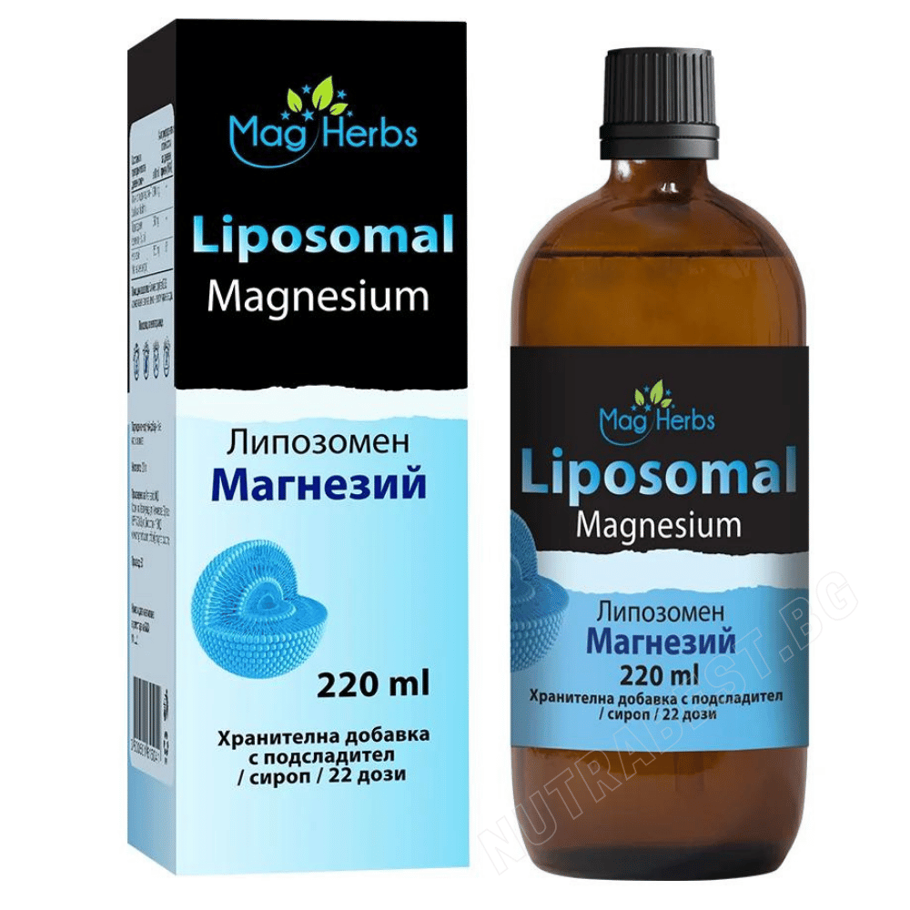 Liposomalni magnezijev tekući/Liposomalni magnezij <tc>MagHerbs</tc> /220 ml, 22 doze/