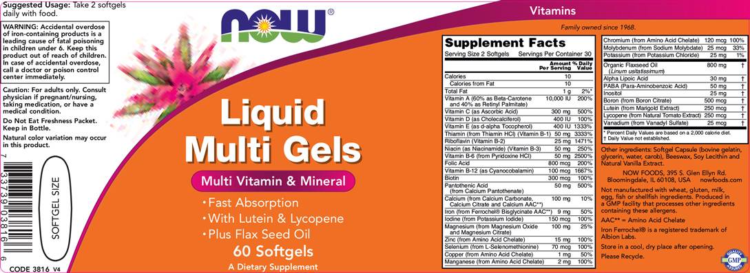 Liquid Multi Gels - 60 gel kapsula