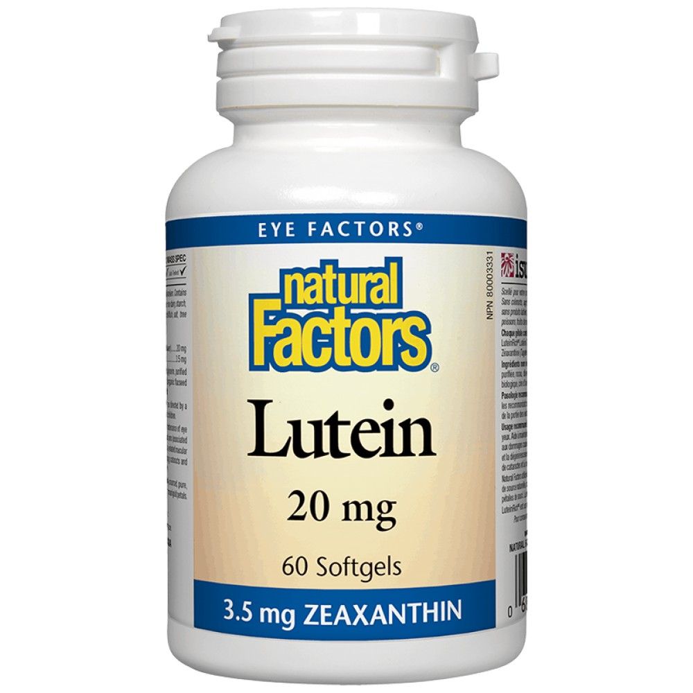 Lutein 20 mg | sa zeaksantinom - 60 gel kapsula