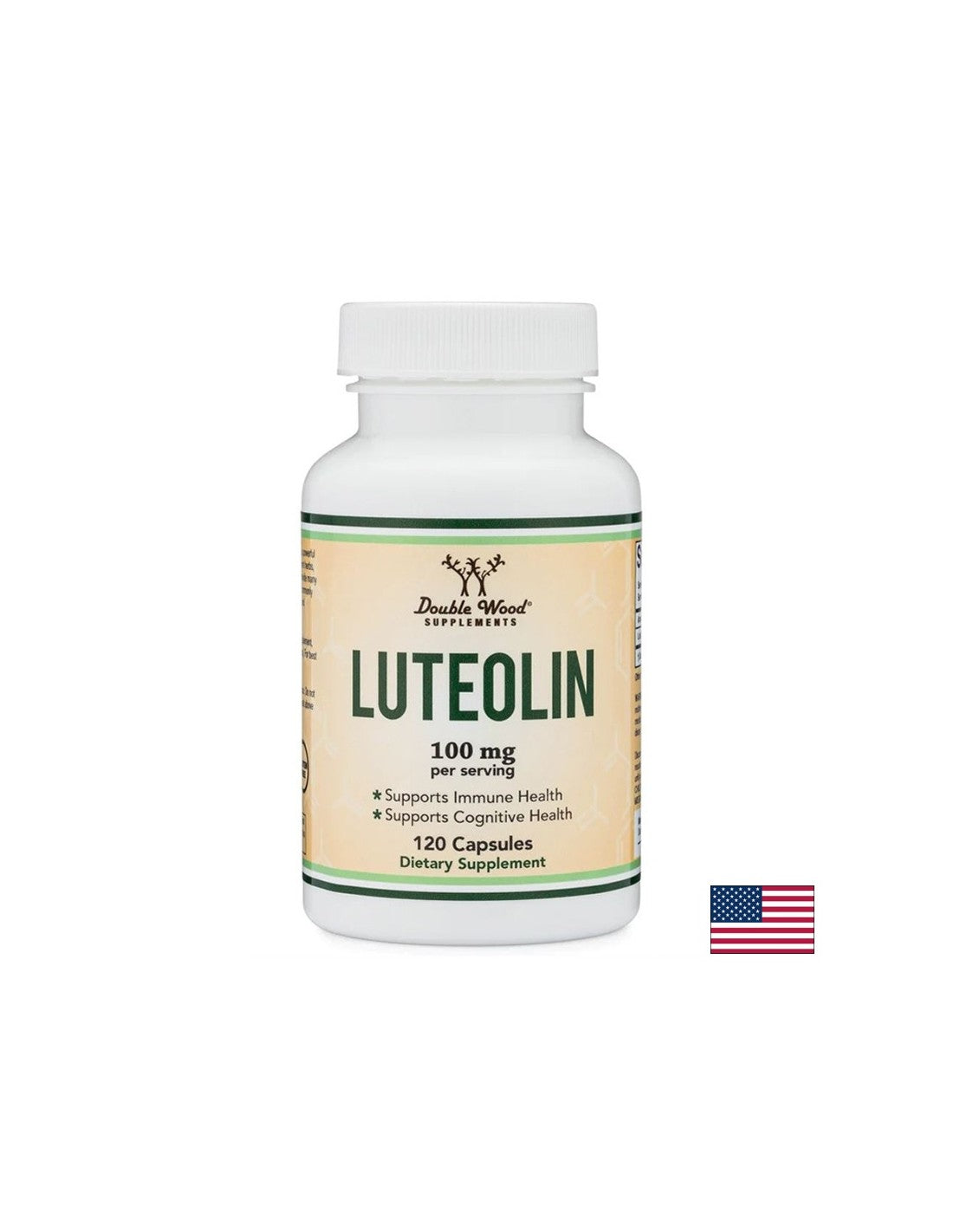 Luteolin - Luteolin 100 mg, 120 kapsula <tc>Double Wood</tc>