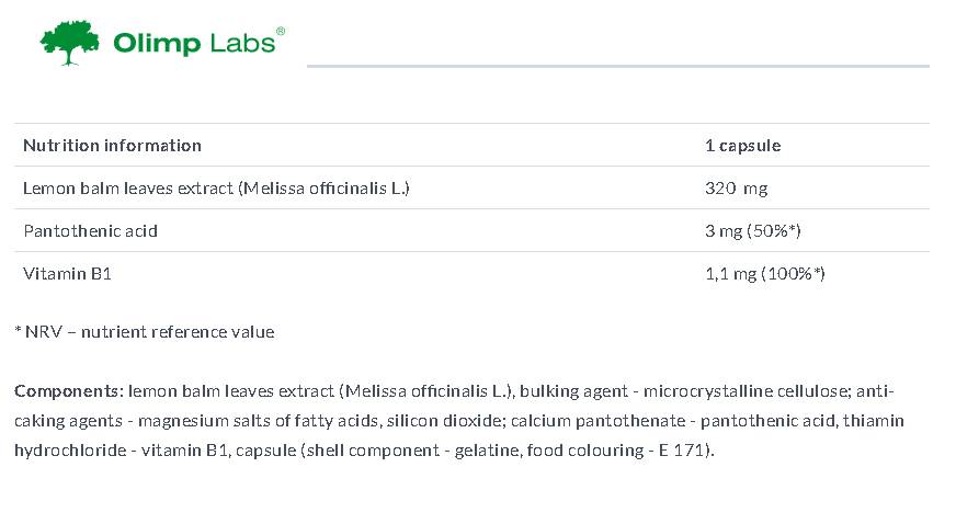 Melissa Premium Line 30 kapsula