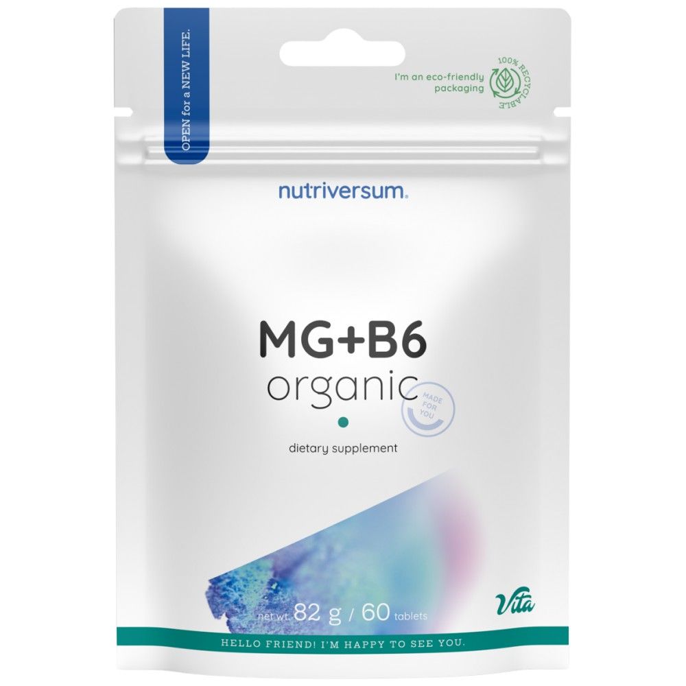 MG + B6 | Organski magnezij + vitamin B6 - 60 tableta