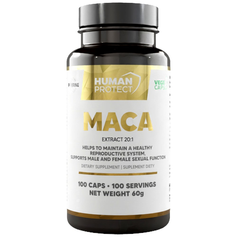 Maca 500 mg | s ekstraktom crnog papra - 100 kapsula