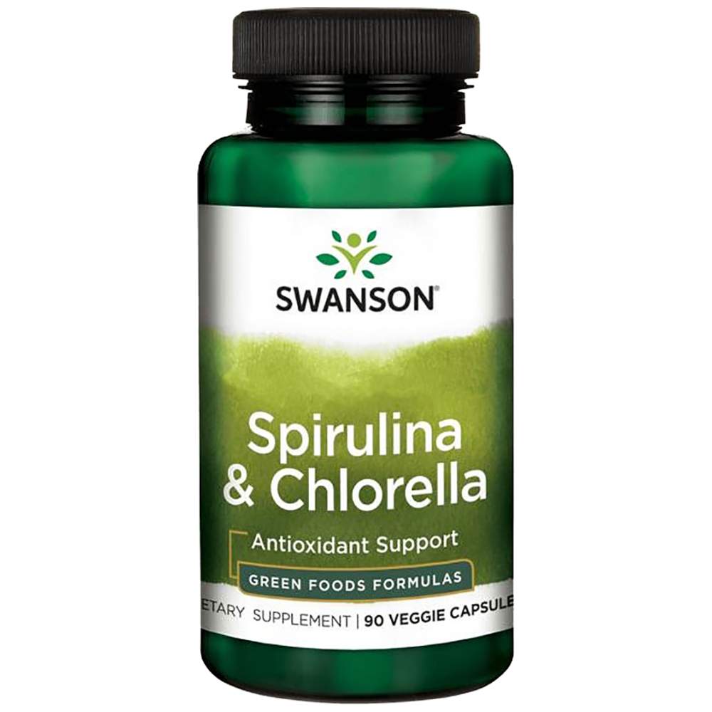Napravljen od organske spiruline i klorele 400 mg 90 kapsula