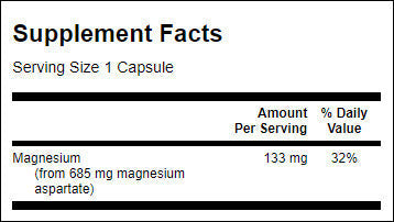 Magnezijev aspartat 685 mg - 90 kapsula