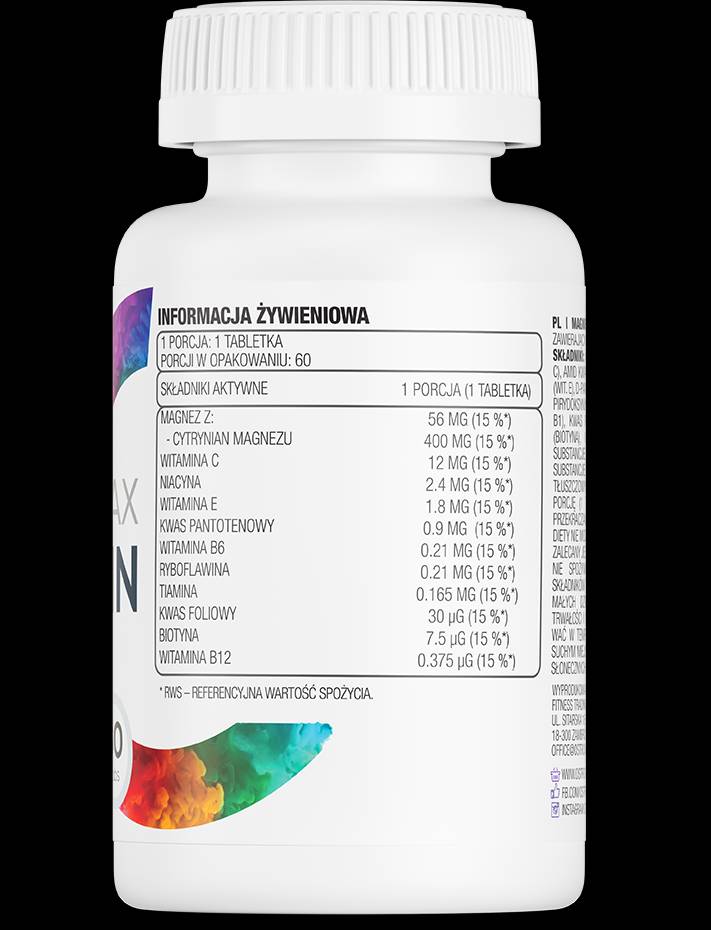 Magnez MAX + Vitamin 60 tableta