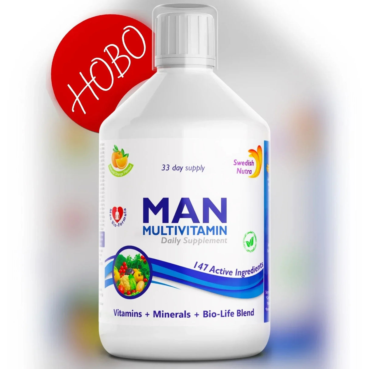 Man multivitamini za muškarce s kolagenom 1497 mg - 147 aktivnih sastojaka /500 ml/