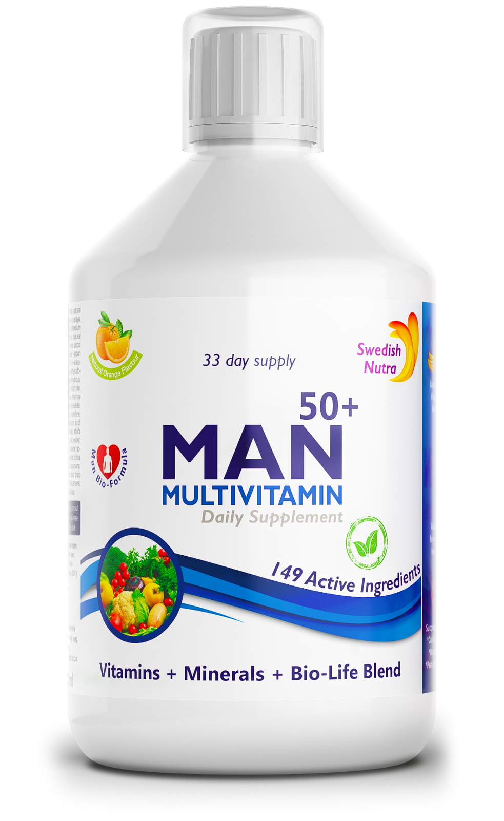 Man 50+ multivitamini za muškarce s kolagenom 1497 mg - 149 aktivnih sastojaka /500 ml/
